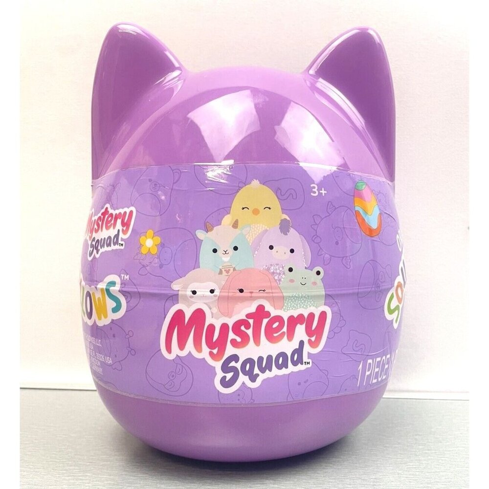 Squishmallows Mystery Squad 2023 Easter Egg Capsule 8" Plush Sealed Purple